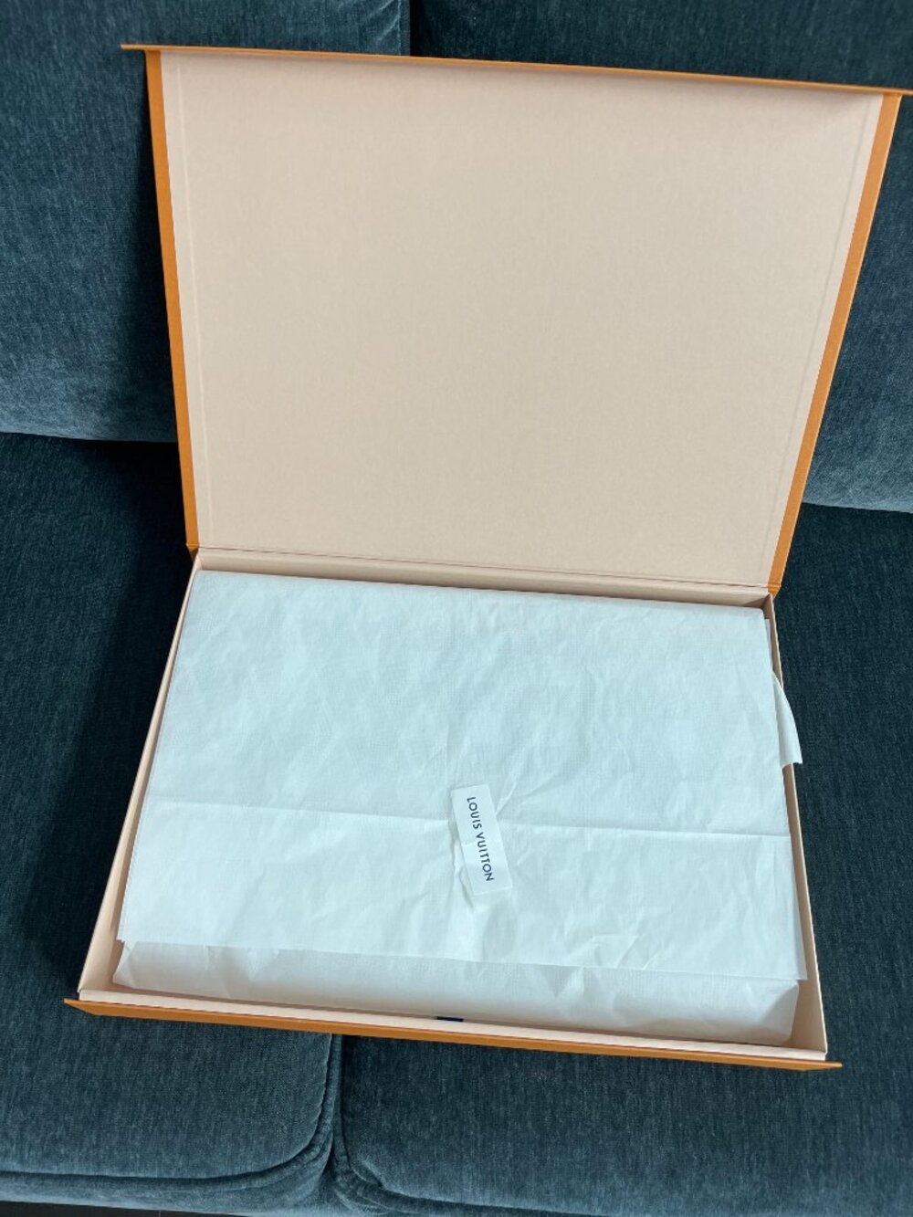 NIB $780 Louis Vuitton ‘So Shine’ Monogram Shawl Beige 56.5x56.5 - Picture 2 of 10